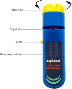 img 2 attached to 🔦 Wenosda Slide Projector Torch: An Educational Bedtime Night Light for Kids with Flashlight and Alphabet Learning Projection