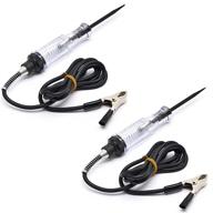 🔌 sourceton 2-pack professional circuit tester - 6v-24v voltage continuity & current tester with indicator light, long probe and alligator clip - ideal for car voltage continuity testing in sedans, suvs, rvs, and trucks logo