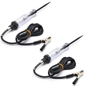 img 4 attached to 🔌 SourceTon 2-Pack Professional Circuit Tester - 6V-24V Voltage Continuity & Current Tester with Indicator Light, Long Probe and Alligator Clip - Ideal for Car Voltage Continuity Testing in Sedans, SUVs, RVs, and Trucks