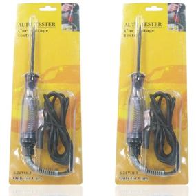 img 3 attached to 🔌 SourceTon 2-Pack Professional Circuit Tester - 6V-24V Voltage Continuity & Current Tester with Indicator Light, Long Probe and Alligator Clip - Ideal for Car Voltage Continuity Testing in Sedans, SUVs, RVs, and Trucks