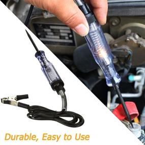 img 2 attached to 🔌 SourceTon 2-Pack Professional Circuit Tester - 6V-24V Voltage Continuity & Current Tester with Indicator Light, Long Probe and Alligator Clip - Ideal for Car Voltage Continuity Testing in Sedans, SUVs, RVs, and Trucks