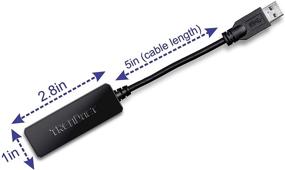 img 3 attached to TRENDnet TU3-ETG: USB 3.0 to Gigabit Ethernet Adapter - High Speeds, Full Duplex 2Gbps, Windows & Mac Compatible