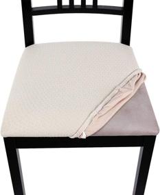 img 2 attached to Ultimate Protection and Style: Homaxy Jacquard Upholstered Slipcover Protectors