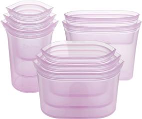 img 4 attached to Zip Top Reusable Platinum Containers Storage & Organization in Kitchen Storage & Organization