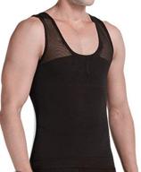 👕 gynecomastia chest compression shirt: hide man moobs and improve posture with findthem3859 shapewear logo