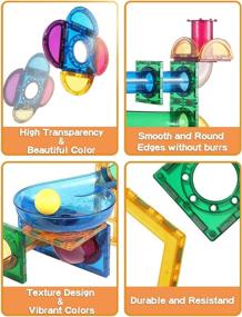 img 1 attached to 🧲 Magnetic Building Set for Educational Development: Ideal Birthday Gift