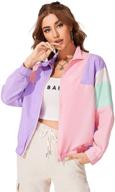 sweatyrocks womens casual lightweight bomber women's clothing and coats, jackets & vests logo