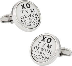 img 4 attached to Cracked Pepper CP 1 3033 Optometrist Cufflinks
