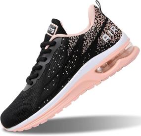 img 4 attached to 👟 RomenSi Women's Air Athletic Running Sneakers: Fashionable, Breathable, and Versatile Sport Shoes for Gym, Walking, Tennis, and More! (US5.5-10 B(M))