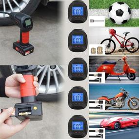 img 2 attached to 🚗 Portable Cordless Tire Inflator Pump: Smart AC/DC Air Compressor with Rechargeable Battery - Perfect Car Tool for Men