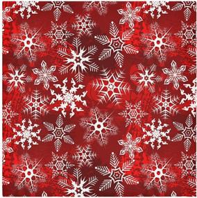 img 3 attached to Senya Christmas Snowflakes Washable Polyester