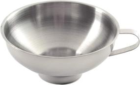 img 3 attached to Nifty Norpro Stainless Steel Funnel: Wide-Mouth with Handy Handle