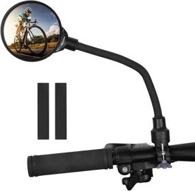 img 4 attached to 🚴 Bike Mirror HD: Rotatable Wide Angle Rearview Mirror for Mountain and Road Bikes