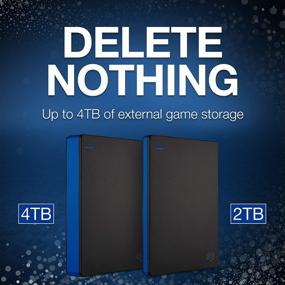 img 2 attached to Seagate Игровой накопитель 2TB внешний жесткий диск Переносной HDD для PS4 - Улучшенная совместимость (STGD2000400)