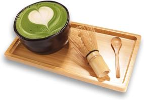 img 1 attached to 🌿 Bamboo Tea Serving Tray – All-Natural and Organic