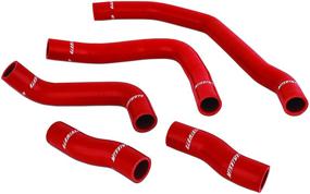 img 1 attached to Mishimoto MMHOSE-MR2-90RD Silicone Water Hose Kit Compatible With Toyota MR-2 1990-1997 Red