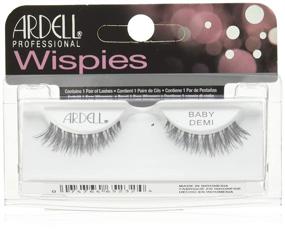 img 4 attached to 💃 Ardell Baby Demi Wispies: Superior Black Eyelashes for Alluring Eyes