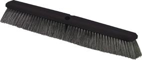 img 2 attached to 🔳 Carlisle Flo-Pac Plastic Block Sweep, 24" Length x 2.5" Width, Black - Polypropylene Bristles, 3.25" Bristle Trim