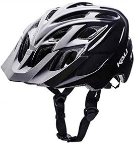 img 3 attached to Kali Protectives Chakra Solo Half Size Cycling Helmet in Solid Black – S/M Size