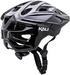 img 1 attached to Kali Protectives Chakra Solo Half Size Cycling Helmet in Solid Black – S/M Size