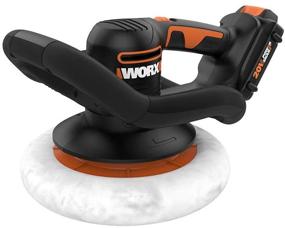 img 4 attached to 💪 Worx WX856L 20V Power Share 10-дюймовая беспроводная полировальная машина и буфер