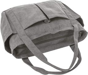 img 2 attached to Riavika Canvas Weekend Shoulder Women