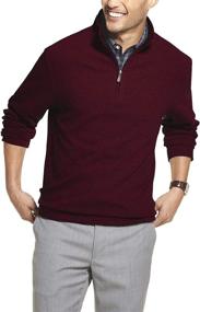 img 2 attached to 👕 Stylish Van Heusen Men's Flex 1/4 Zip Ottoman Solid Shirt: Comfortable & Versatile!