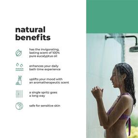 img 3 attached to 🌿 Revitalize Your Shower Experience with TreeActiv Extra Strength Eucalyptus Shower Spray: 100% Real Eucalyptus Freshener for Spa-like Aromatherapy, Steam Rooms, and Bathrooms - Over 1000 Sprays!