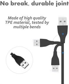 img 3 attached to 🔌 TenYun Approach S2/S4 Charger: Replacement USB Charger Cable for Garmin Golf Smart Watch