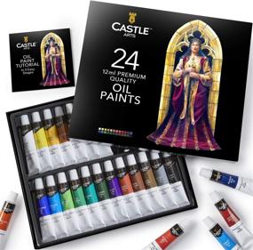 Castle Art Supplies 24 x 12ml Watercolor Paint Tube Set