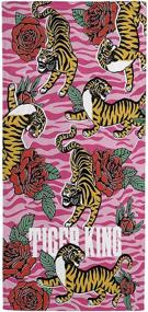 img 4 attached to 🐯 Jay Franco Tiger King Flash Art Oversize Bath/Pool/Beach Towel - Ultra-Soft & Absorbent Cotton, Fade Resistant, Measures 34 x 64 inches (Official Netflix Product)