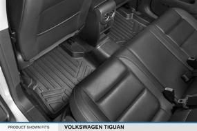 img 1 attached to 🔲 Набор ковриков для пола MAXLINER на 2 ряда чёрного цвета - Volkswagen Tiguan 2009-2017