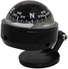 img 4 attached to 🧭 Adjustable Dash Mount Compass with Magnetic Declination Adjustment for Marine, Boat, Truck, Auto, Car (Pattern 2)