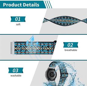 img 2 attached to 📲 Premium Elastic Nylon Bands for Samsung Galaxy Watch 4 & Watch 4 Classic