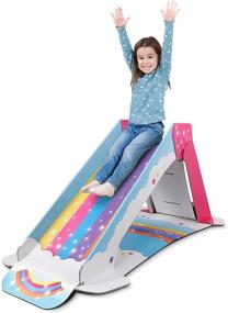 img 4 attached to 🎢 WowWee Indoor Playground Slide for Kids