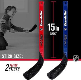 img 2 attached to 🏒 Franklin Sports Mini Hockey Flex Stick and Ball Set: Play Knee Hockey Anytime, Anywhere!