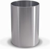 🗑️ ldr industries 164 6400bn waste basket in brushed nickel finish – exquisite design logo