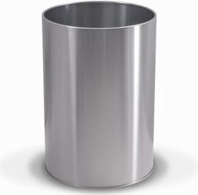 img 4 attached to 🗑️ LDR Industries 164 6400BN Waste Basket in Brushed Nickel Finish – Exquisite Design