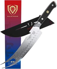 img 4 attached to 🔪 DALSTRONG - Pitmaster BBQ & Meat Knife - 8-inch - Shogun Series - Forked Tip & Bottle Opener - Japanese AUS-10V Super Steel - with Sheath