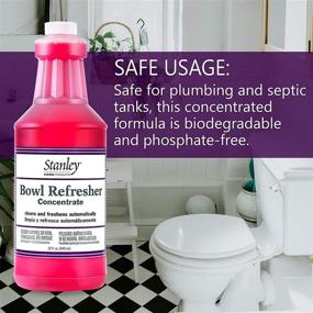 img 1 attached to 🚽 Stanley Home Products Bowl Refresher Concentrate: Auto-Cleans & Freshens Toilets Effortlessly- 32 fl. oz. (2 Pack)