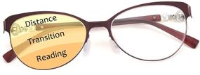 img 4 attached to Karsaer Progressive Multifocus Blocking Multifocal Vision Care in Reading Glasses