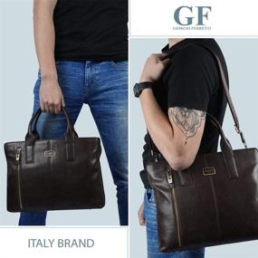 img 3 attached to Giorgio Ferretti Genuine Leather Handbag