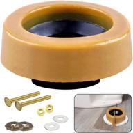 🚽 premium extra thick toilet wax ring kit | easy install & leak-proof | fits 3-inch or 4-inch waste lines logo