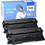 🖨️ mycartridge compatible toner cartridge replacement for brother tn-660 tn660 tn-630 tn630 - hl-l2380dw hl-l2300d hl- l2340dw hl-l2320d mfc-l2700dw mfc-l2740dw mfc- l2707dw (2-black) logo