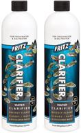 fritz aquatics 2 pack water clarifier for aquarium - 16-ounce size for clear and pristine water logo