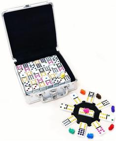img 2 attached to 🀄 Yinlo Double Colored Aluminum Dominoes Set