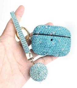 img 2 attached to Luxurious Rhinestone AirPods Case