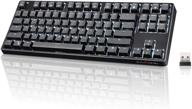 🖥️ velocifire tkl02ws: wireless mechanical gaming keyboard for copywriters, typists, and programmers - black logo