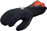 🧤 high-quality 7mm waterproof 3-finger semi-dry gloves logo