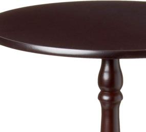 img 1 attached to 🏡 Home Furnishing Table in Dark Cherry by Frenchi Furniture